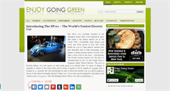 Desktop Screenshot of enjoygoinggreen.com